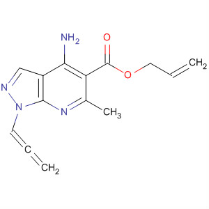 1H-Pyrazolo[3,4-b]pyridine-5-carboxylic acid,4-amino-6-methyl-1-(1,2-propadienyl)-, 2-propenyl ester