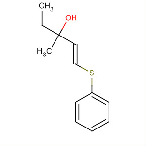 1-Penten-3-ol, 3-methyl-1-(phenylthio)-, (E)-