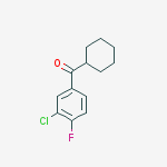 3-CHLORO-4-FLUOROPHENYL CYCLOHEXYL KETONE