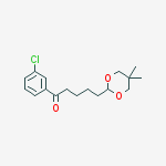 3-CHLORO-5-(5,5-DIMETHYL-1,3-DIOXAN-2-YL)VALEROPHENONE