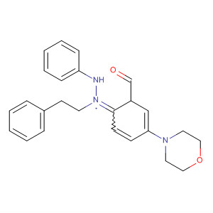 Benzaldehyde, 4-(4-morpholinyl)-, phenyl(2-phenylethyl)hydrazone