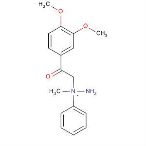 Ethanone, 1-(3,4-dimethoxyphenyl)-2-(2-methyl-2-phenylhydrazino)-