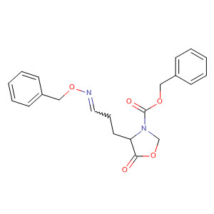 3-Oxazolidinecarboxylic acid,5-oxo-4-[3-[(phenylmethoxy)imino]propyl]-, phenylmethyl ester, (S)-