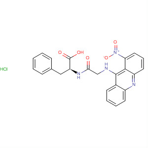 L-Phenylalanine, N-[N-(1-nitro-9-acridinyl)glycyl]-, monohydrochloride