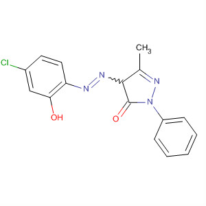 3H-Pyrazol-3-one,4-[(4-chloro-2-hydroxyphenyl)azo]-2,4-dihydro-5-methyl-2-phenyl-