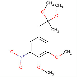 Benzene, 5-(2,2-dimethoxypropyl)-1,2-dimethoxy-3-nitro-
