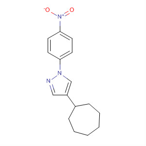 1H-Pyrazole, 4-cycloheptyl-1-(4-nitrophenyl)-