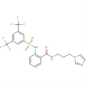Benzamide,2-[[[3,5-bis(trifluoromethyl)phenyl]sulfonyl]amino]-N-[3-(1H-imidazol-1-yl)propyl]-