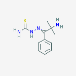 Hydrazinecarbothioamide, 2-(2-amino-2-methyl-1-phenylpropylidene)-