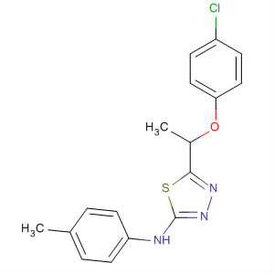1,3,4-Thiadiazol-2-amine,5-[1-(4-chlorophenoxy)ethyl]-N-(4-methylphenyl)-