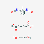 Hexanedioic acid, polymer with 1,4-butanediol and 1,3-diisocyanatomethylbenzene