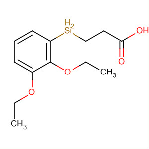 Propanoic acid, 3-(diethoxyphenylsilyl)-