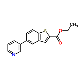 ethyl 5-(3-pyridyl)benzothiophene-2-carboxylate