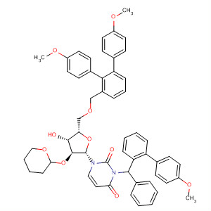 Uridine,5'-O-[bis(4-methoxyphenyl)phenylmethyl]-3-[(4-methoxyphenyl)diphenylmethyl]-2'-O-(tetrahydro-2H-pyran-2-yl)-