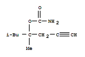 CARBAMIC ACID,1-ISOBUTYL-1-METHYL-3-BUTYNYL ESTER