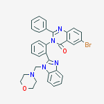 6-bromo-3-[2-[1-(morpholin-4-ylmethyl)benzimidazol-2-yl]phenyl]-2-phenylquinazolin-4-one
