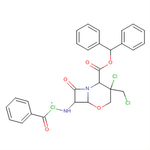 5-Oxa-1-azabicyclo[4.2.0]octane-2-carboxylic acid,7-(benzoylchloroamino)-3-chloro-3-(chloromethyl)-8-oxo-,diphenylmethyl ester