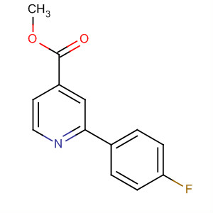 4-Pyridinecarboxylic acid, 2-(4-fluorophenyl)-, methyl ester