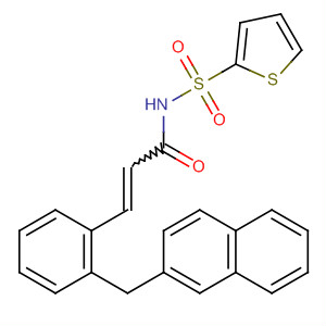 2-Propenamide,3-[2-(2-naphthalenylmethyl)phenyl]-N-(2-thienylsulfonyl)-