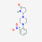 5-[4-(2-nitrophenyl)piperazin-1-yl]pyrrolidin-2-one