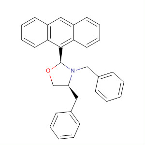 Oxazolidine, 2-(9-anthracenyl)-3,4-bis(phenylmethyl)-, (2S,4S)-
