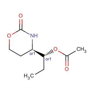 2H-1,3-Oxazin-2-one, 4-[(1R)-1-(acetyloxy)propyl]tetrahydro-, (4R)-rel-