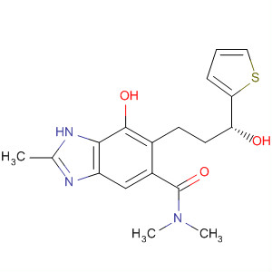 1H-Benzimidazole-5-carboxamide,7-hydroxy-6-[(3R)-3-hydroxy-3-(2-thienyl)propyl]-N,N,2-trimethyl-