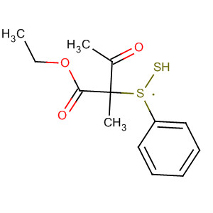 Butanoic acid, 2-methyl-3-oxo-2-(phenyldithio)-, ethyl ester