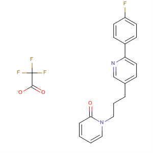 2(1H)-Pyridinone, 1-[3-[6-(4-fluorophenyl)-3-pyridinyl]propyl]-,2,2,2-trifluoroacetate (1:1)