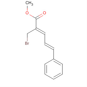 2,4-Pentadienoic acid, 2-(bromomethyl)-5-phenyl-, methyl ester,(2Z,4E)-