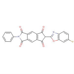 Cyclopent[f]isoindole-1,3,5,7(2H,6H)-tetrone,6-(6-fluoro-2-benzoxazolyl)-2-phenyl-
