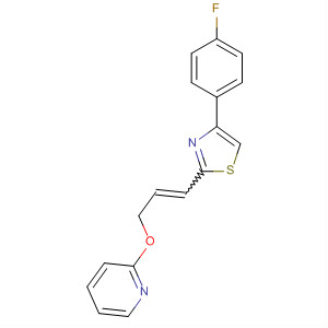 Pyridine, 2-[[3-[4-(4-fluorophenyl)-2-thiazolyl]-2-propen-1-yl]oxy]-