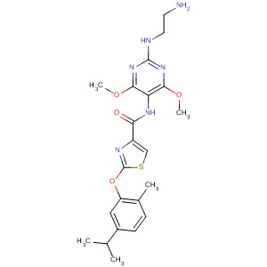 4-Thiazolecarboxamide,N-[2-[(2-aminoethyl)amino]-4,6-dimethoxy-5-pyrimidinyl]-2-[2-methyl-5-(1-methylethyl)phenoxy]-