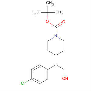 1-Piperidinecarboxylic acid, 4-[1-(4-chlorophenyl)-2-hydroxyethyl]-,1,1-dimethylethyl ester