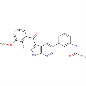 Acetamide,N-[3-[3-(2-fluoro-3-methoxybenzoyl)-1H-pyrrolo[2,3-b]pyridin-5-yl]phenyl]-