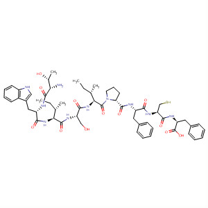 L-Phenylalanine,L-threonyl-L-tryptophyl-L-isoleucyl-L-seryl-L-isoleucyl-L-prolyl-L-phenylalanyl-L-cysteinyl-