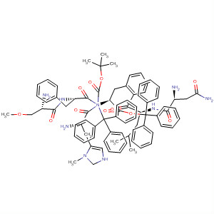 L-Phenylalanine,N-[(1,1-dimethylethoxy)carbonyl]-3-methyl-L-histidyl-N-(triphenylmethyl)-L-asparaginyl-L-leucyl-O-(triphenylmethyl)-L-seryl-D-phenylalanyl-, methylester