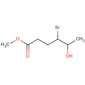 Hexanoic acid, 4-bromo-5-hydroxy-, methyl ester
