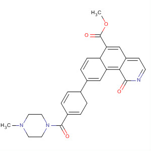 Benz[h]isoquinoline-6-carboxylic acid,1,2-dihydro-9-[4-[(4-methyl-1-piperazinyl)carbonyl]phenyl]-1-oxo-,methyl ester