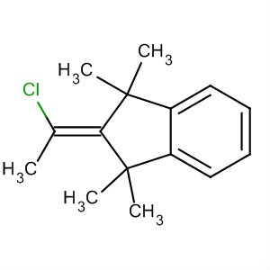 1H-Indene, 2-(1-chloroethylidene)-2,3-dihydro-1,1,3,3-tetramethyl-