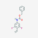 Carbamic acid, N-(4-ethenyl-3,5-difluorophenyl)-, phenylmethyl ester