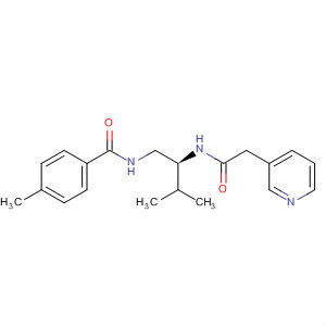 3-Pyridineacetamide,N-[(1S)-2-methyl-1-[[(4-methylbenzoyl)amino]methyl]propyl]-
