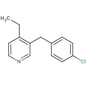 Pyridine, 3-[(4-chlorophenyl)methyl]-4-ethyl-