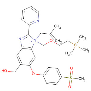 1H-Benzimidazole-5-methanol,a-(2-methyl-2-propen-1-yl)-6-[4-(methylsulfonyl)phenoxy]-2-(2-pyridinyl)-1-[[2-(trimethylsilyl)ethoxy]methyl]-