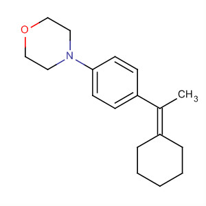 Morpholine, 4-[4-(1-cyclohexylideneethyl)phenyl]-