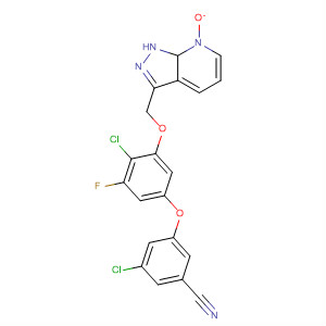 Benzonitrile,3-chloro-5-[4-chloro-3-fluoro-5-[(7-oxido-1H-pyrazolo[3,4-b]pyridin-3-yl)methoxy]phenoxy]-
