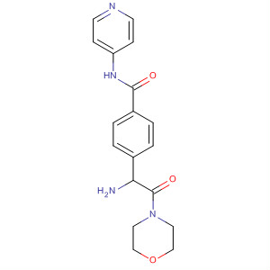 Benzamide, 4-[1-amino-2-(4-morpholinyl)-2-oxoethyl]-N-4-pyridinyl-