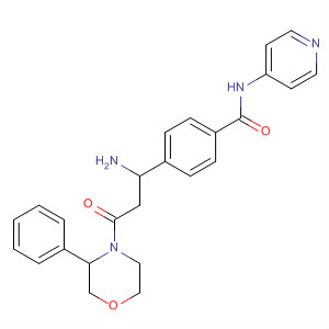 Benzamide,4-[1-amino-3-oxo-3-(3-phenyl-4-morpholinyl)propyl]-N-4-pyridinyl-