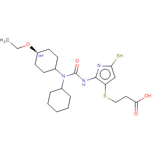 Propanoic acid,3-[[2-[[[cyclohexyl(trans-4-ethoxycyclohexyl)amino]carbonyl]amino]-5-thiazolyl]thio]-