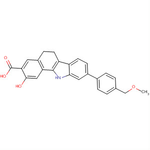 5H-Benzo[a]carbazole-3-carboxylic acid,6,11-dihydro-2-hydroxy-9-[4-(methoxymethyl)phenyl]-